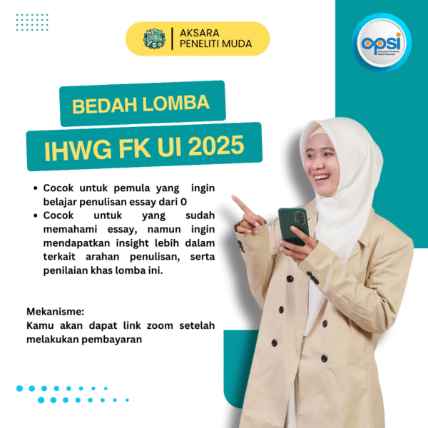 Bedah Lomba IHWG FK UI (Bimbingan Bersama maksimal 10 orang)