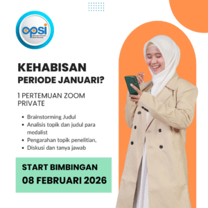1 Pertemuan Zoom - Konsultasi Topik/Judul Proposal OPSI (Regular Price) - Start 08 Februari